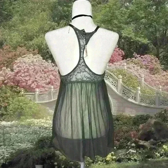 Brand New With Tags Olive Green Slip By Victoria’s Secret Size Large - Picture 10 of 10